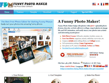 Tablet Screenshot of funny-photo-maker.com